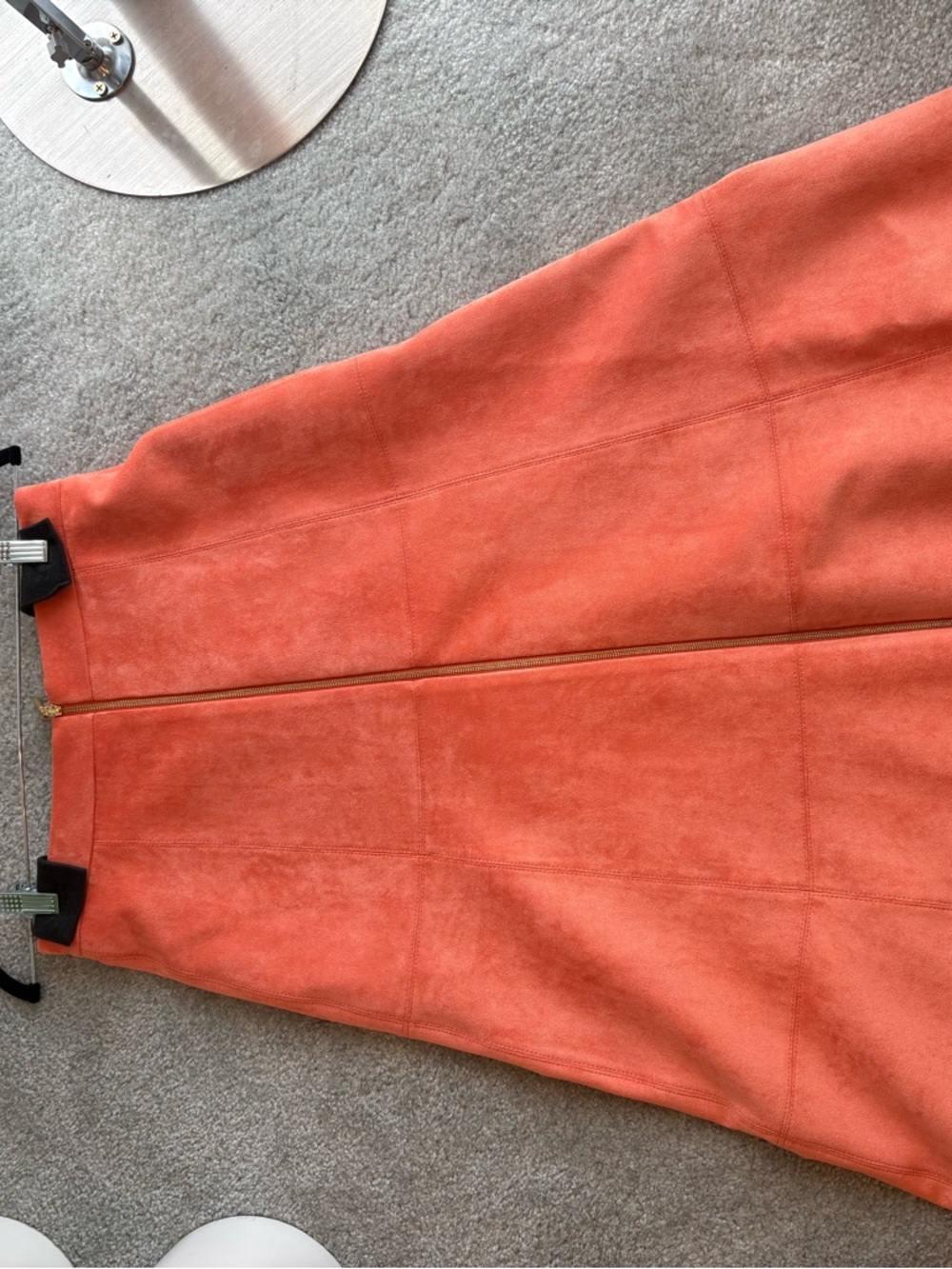 Alexis Benty Skirt in Faux Amber Suede - Picture 6 of 6